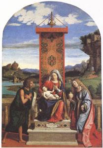 CARACCIOLO, Giovanni Battista The Virgin and Child between John the Baptist and Mary Magdalen (mk05)